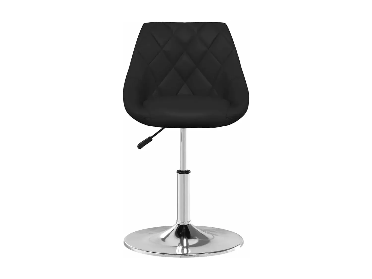 Vierer-Set Esszimmerstühle Kunstleder Schwarz-Basneoion