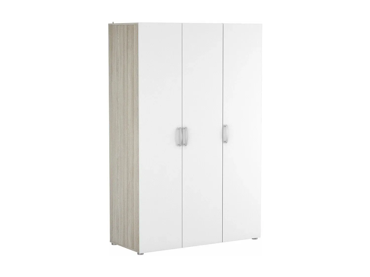 Großer Schrank mit Kleiderstange und Regalfächern-Basneoion