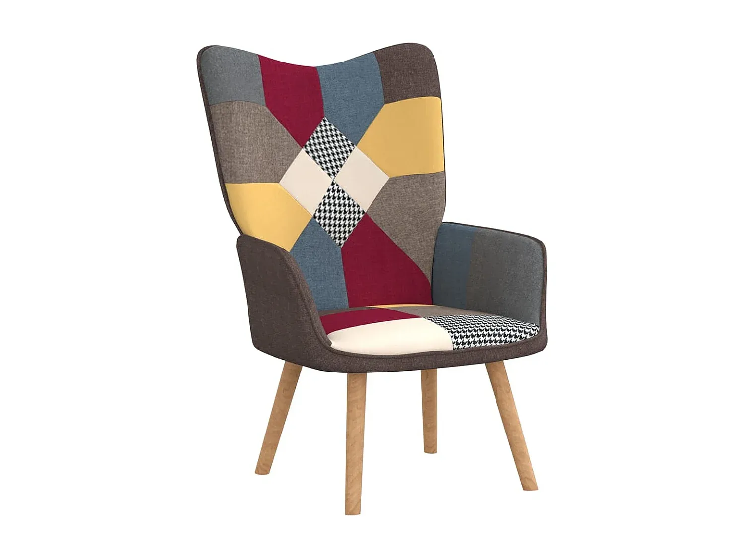 Bequemer Liegesessel im Patchwork-Stil-Basneoion