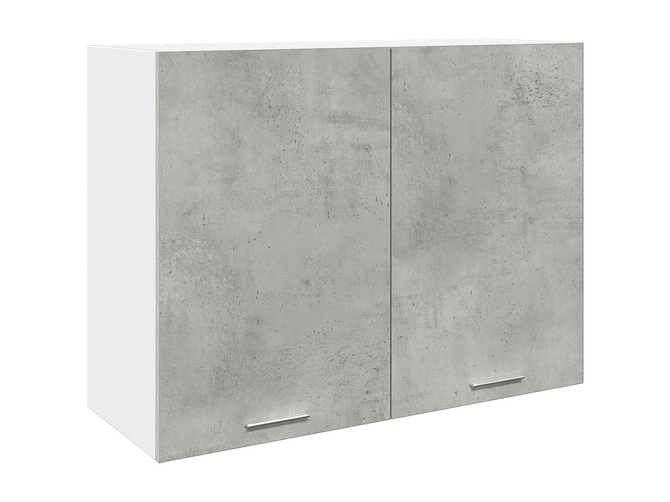 Moderner Hängeschrank in Betongrau 80x31x60 cm-Basneoion