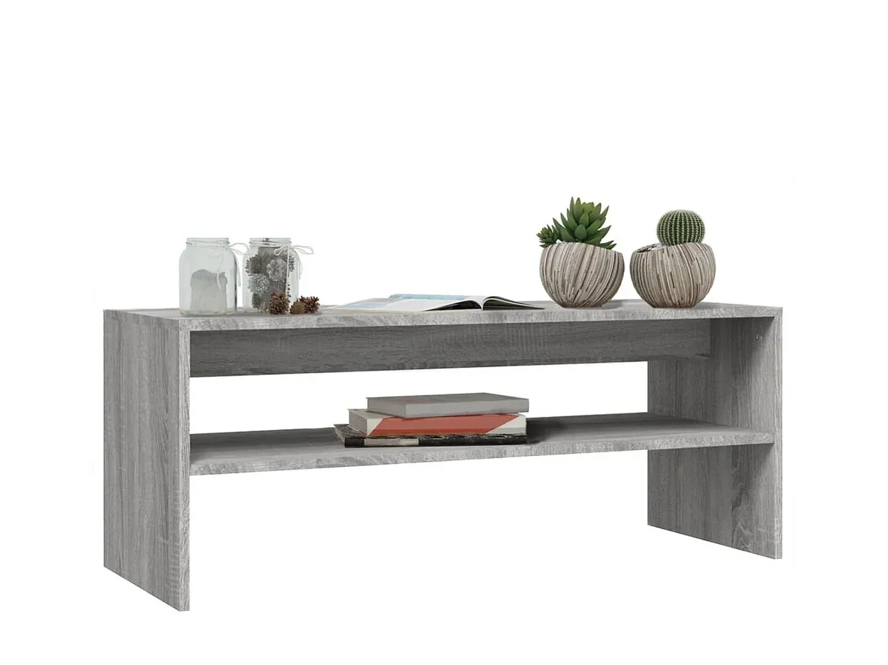 Moderner Wohnzimmertisch in Grau-Basneoion