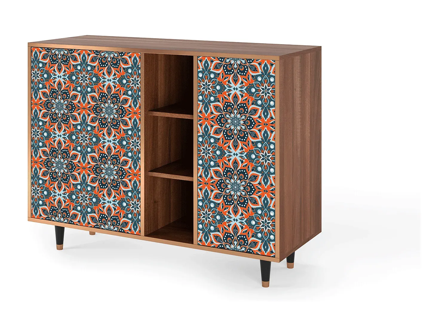 Elegantes Sideboard mit Walnuss-Finish-Basneoion