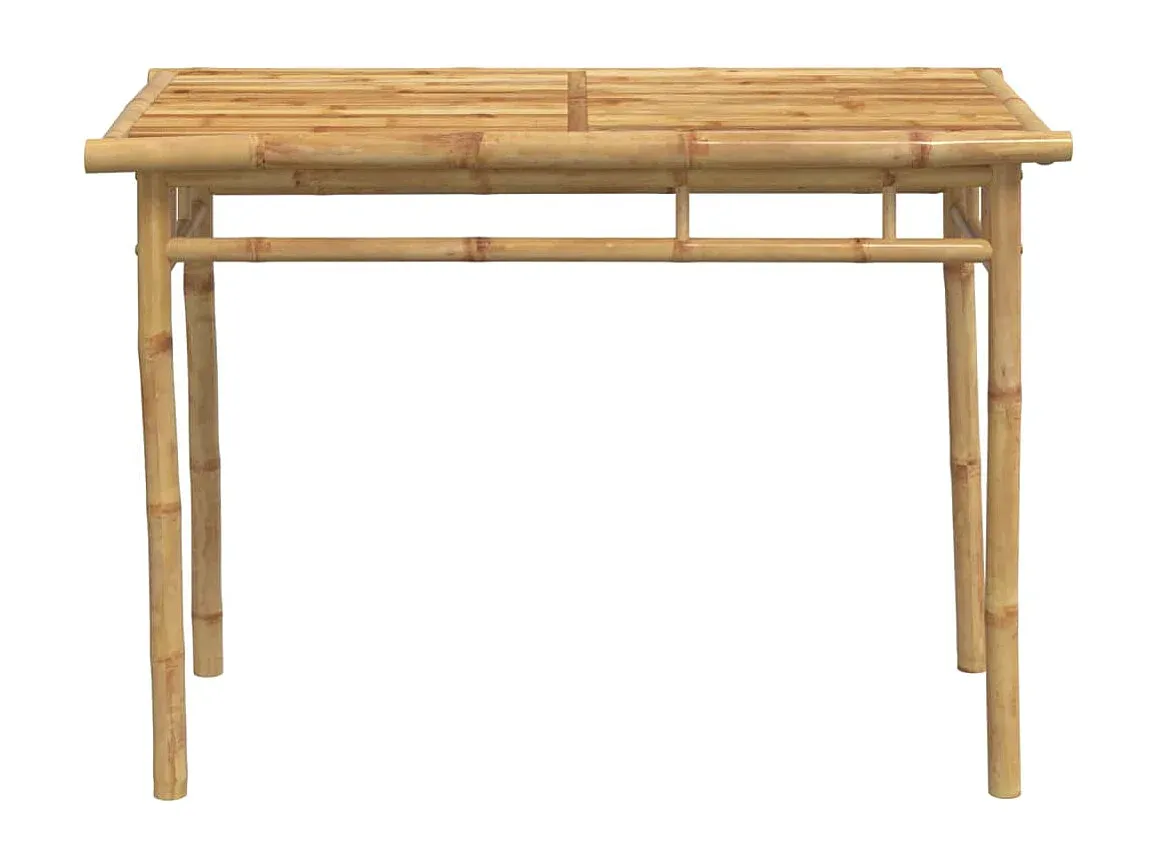 Kompakter Gartentisch aus Bambus, 110x55x75 cm-Basneoion