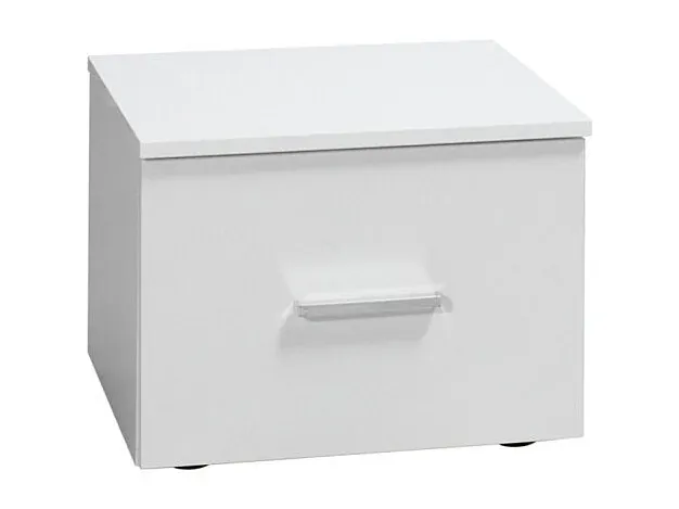 Modernes Polsterbett 160 x 200 cm mit LED-Beleuchtung und Nachttischen-Basneoion