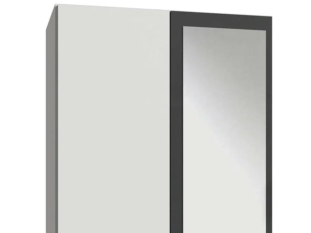 Moderner zweitöniger Kleiderschrank mit Schubladen-Basneoion