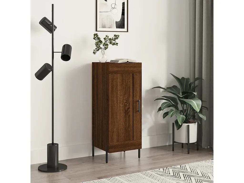 Modernes Sideboard in Eichenoptik, 90 cm-Basneoion