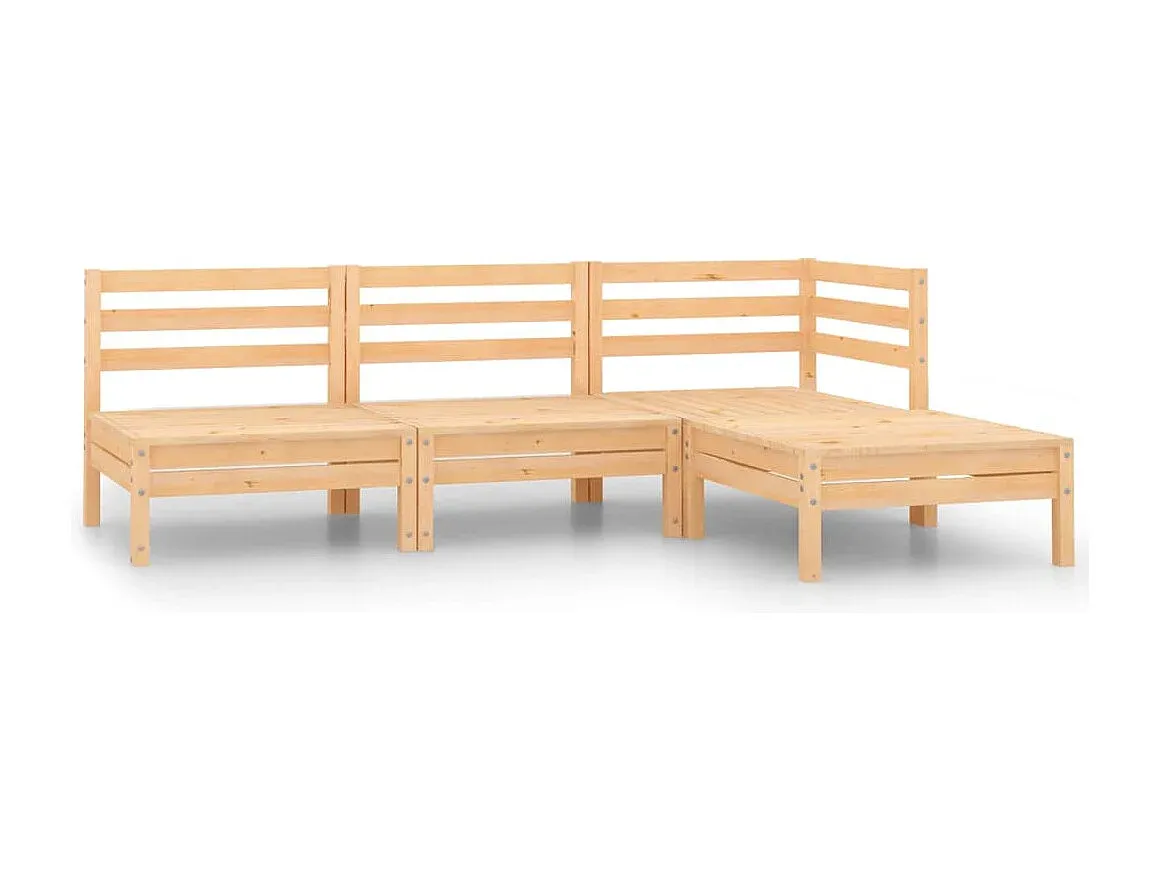 Holz Gartenmöbel Set für Terrasse-Basneoion