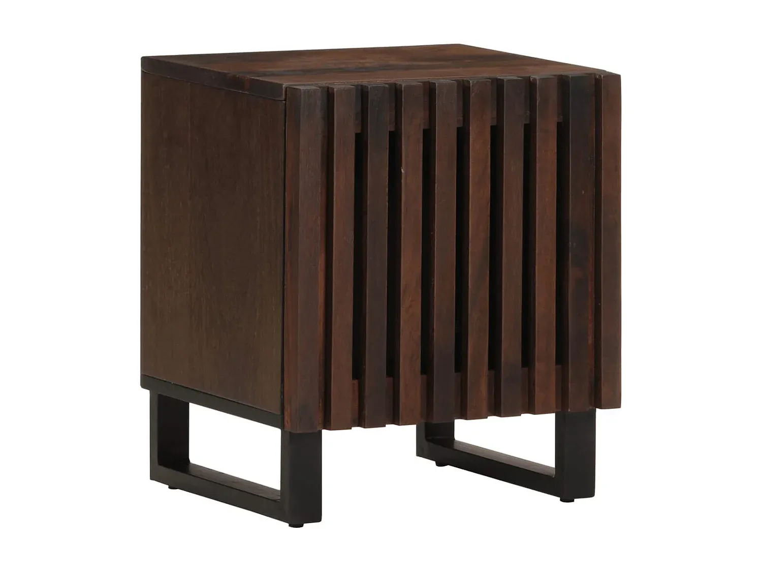 Massivholz Nachttisch Set, 2-teilig, 40x34x46 cm-Basneoion