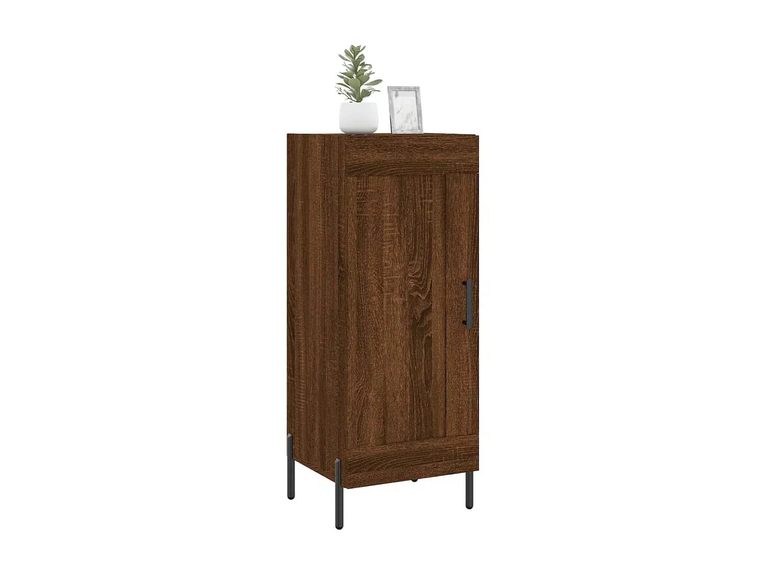 Modernes Sideboard in Eichenoptik, 90 cm-Basneoion