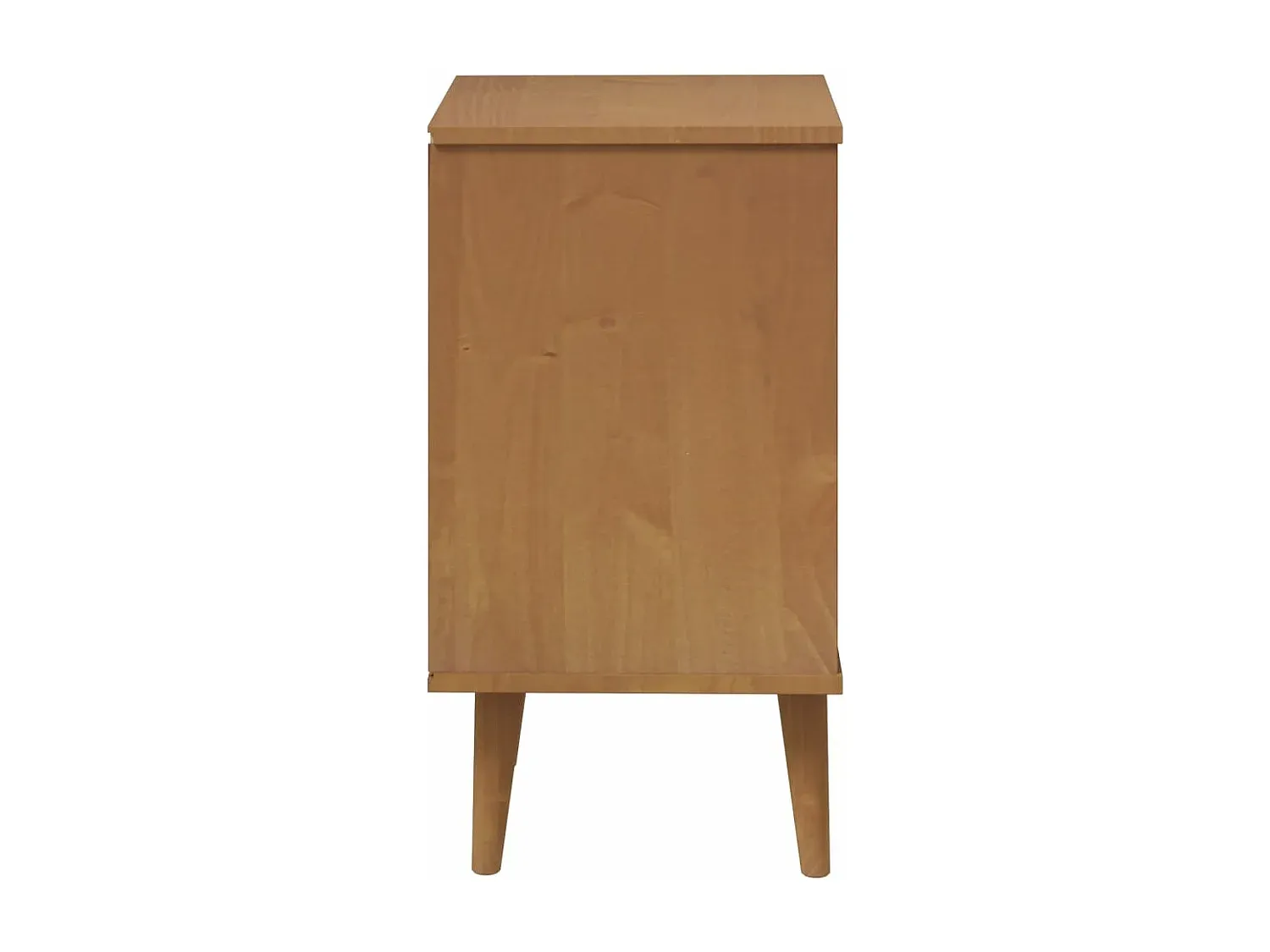 Holz-Nachttisch Braun 40x35x65 cm-Basneoion
