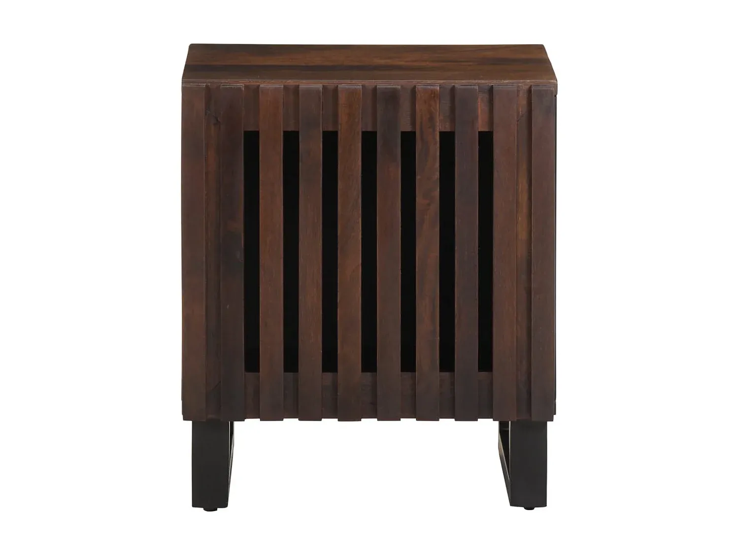 Massivholz Nachttisch Set, 2-teilig, 40x34x46 cm-Basneoion