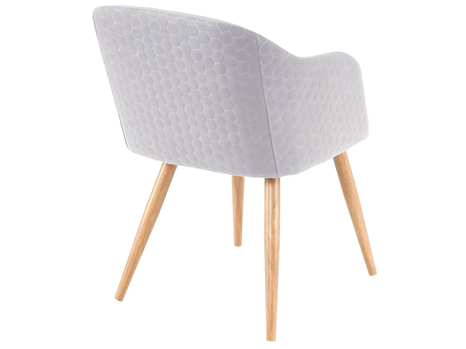 6er-Set Esszimmerstühle, Hellgrau-Basneoion