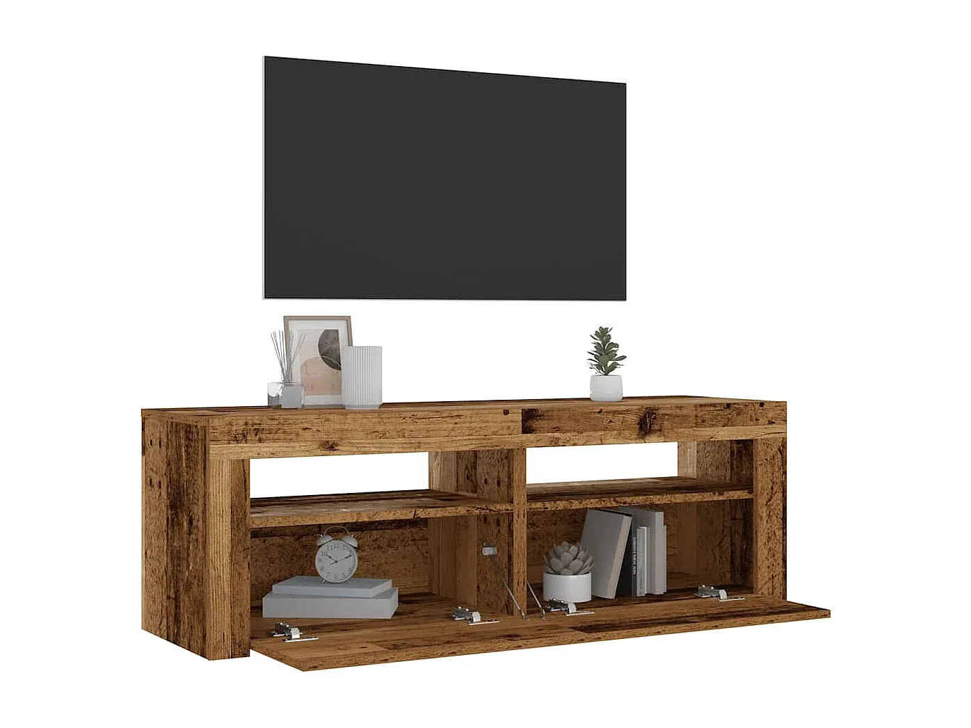 LED-Beleuchtete Nachttische im Vintage-Stil