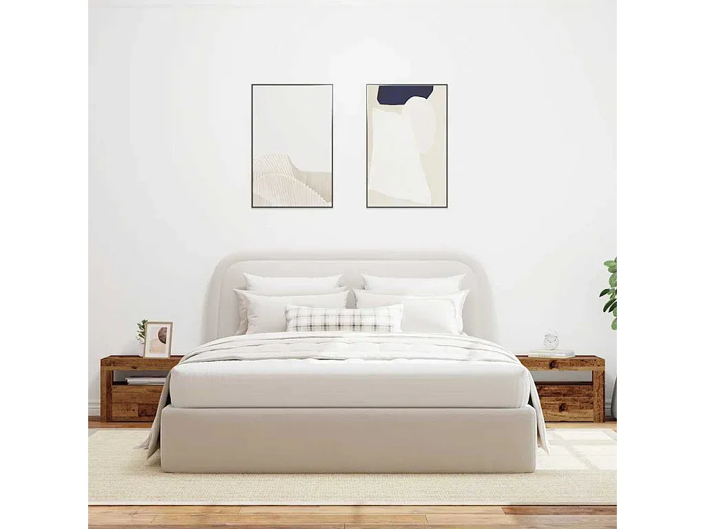 LED-Beleuchtete Nachttische im Vintage-Stil