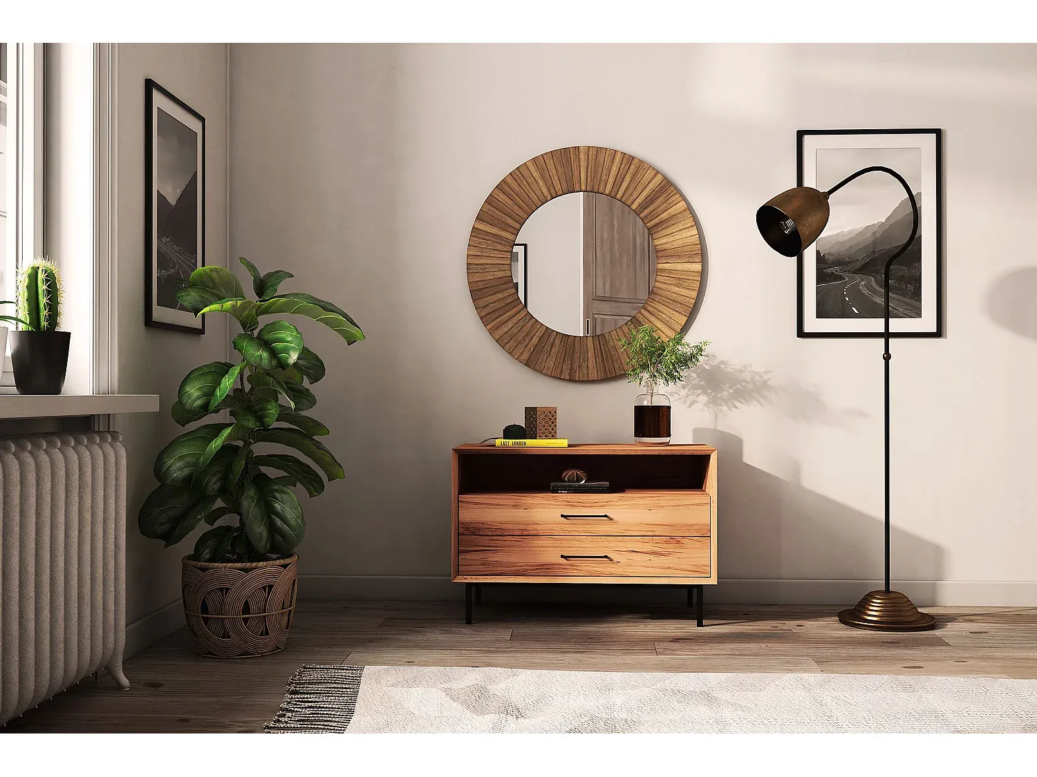 Kommode aus Massivholz in Naturöl-Finish