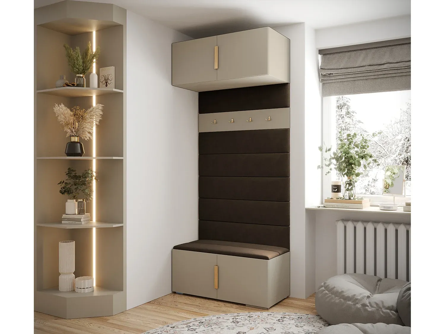 Ergonomischer Bürostuhl mit hoher Rückenlehne