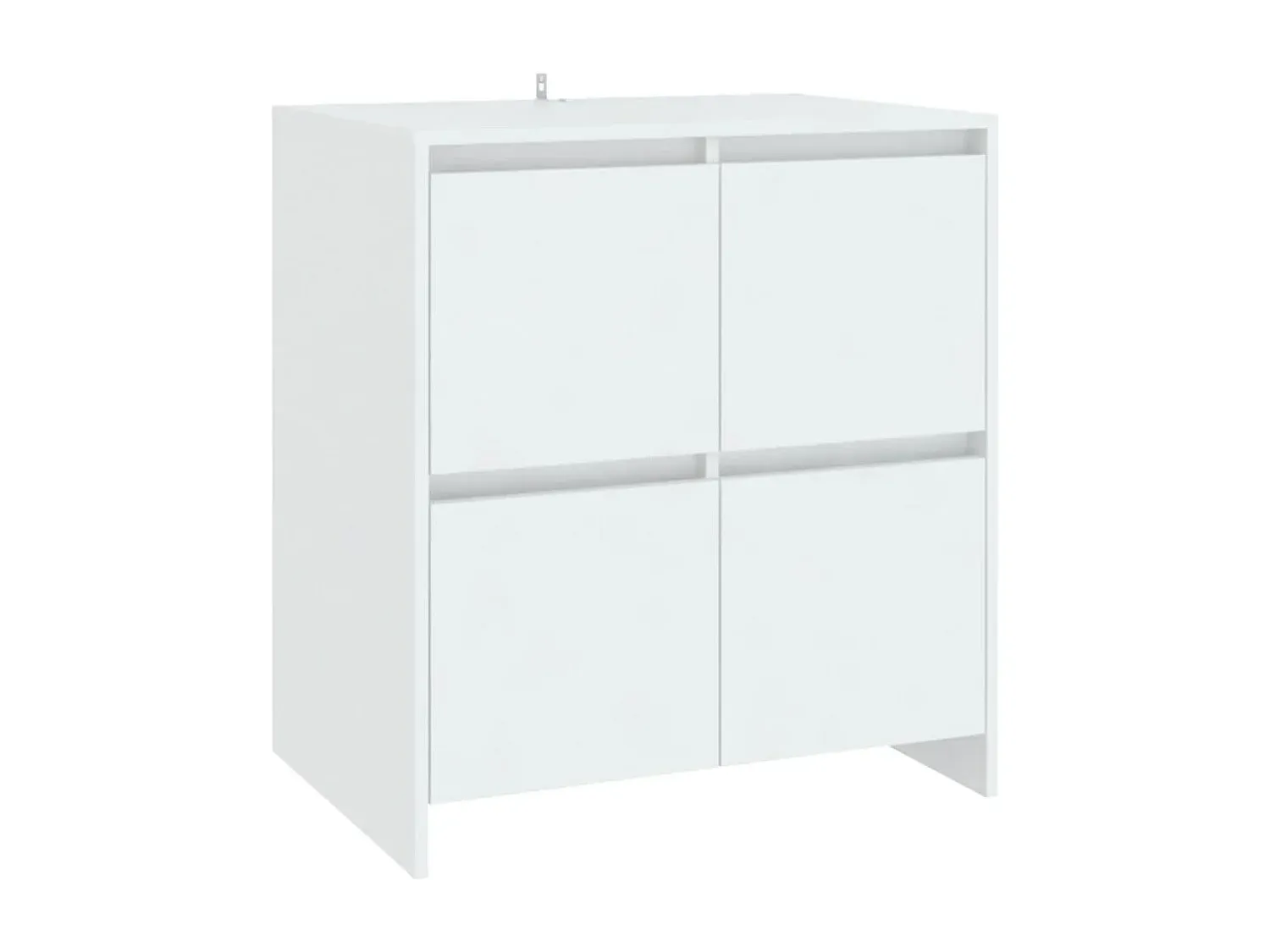 Kompaktes Sideboard in Weiß mit Stauraum