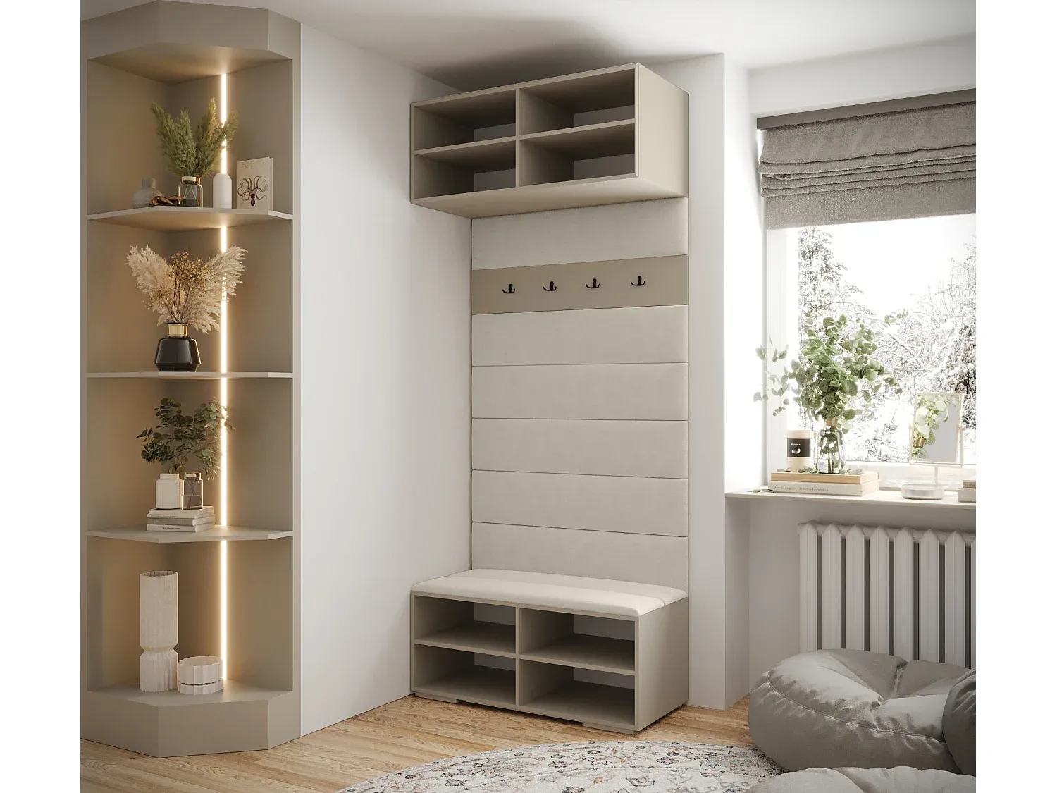 Ergonomischer Bürostuhl mit hoher Rückenlehne