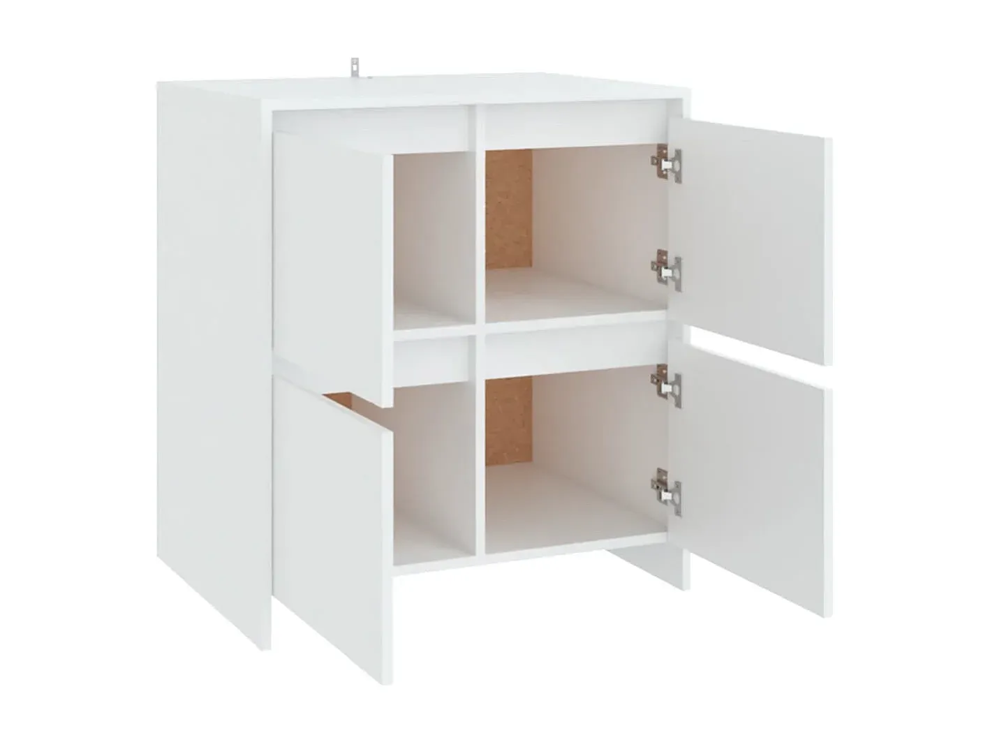 Kompaktes Sideboard in Weiß mit Stauraum