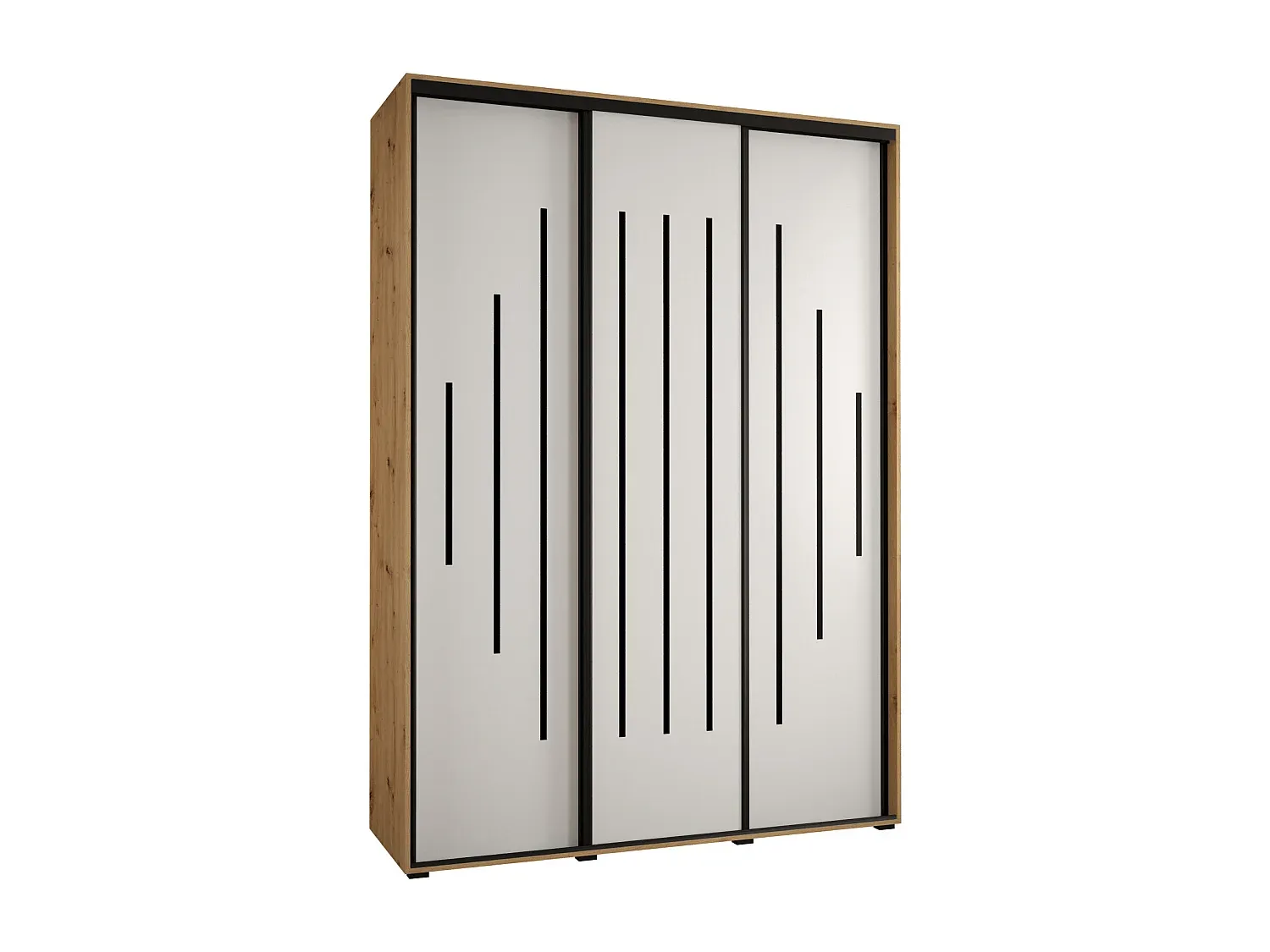 Moderner Kleiderschrank mit Schwebetüren