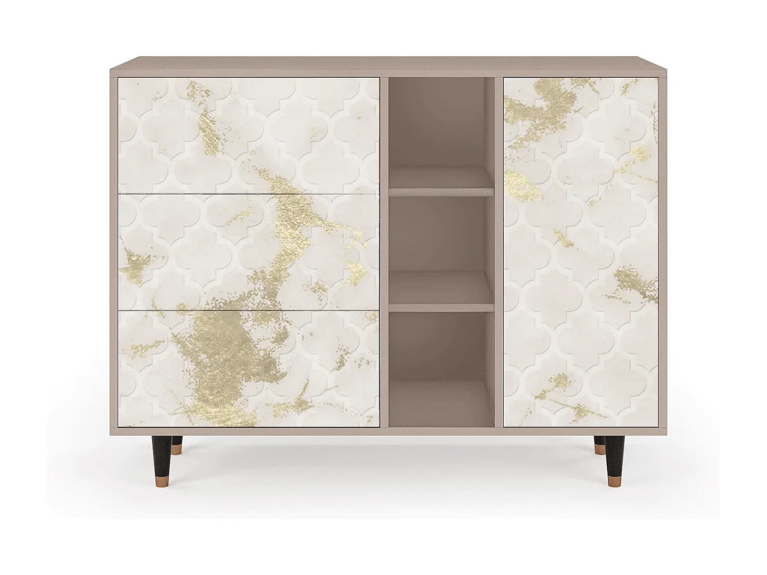 Elegantes Sideboard mit Stauraum - 125x98x48 cm