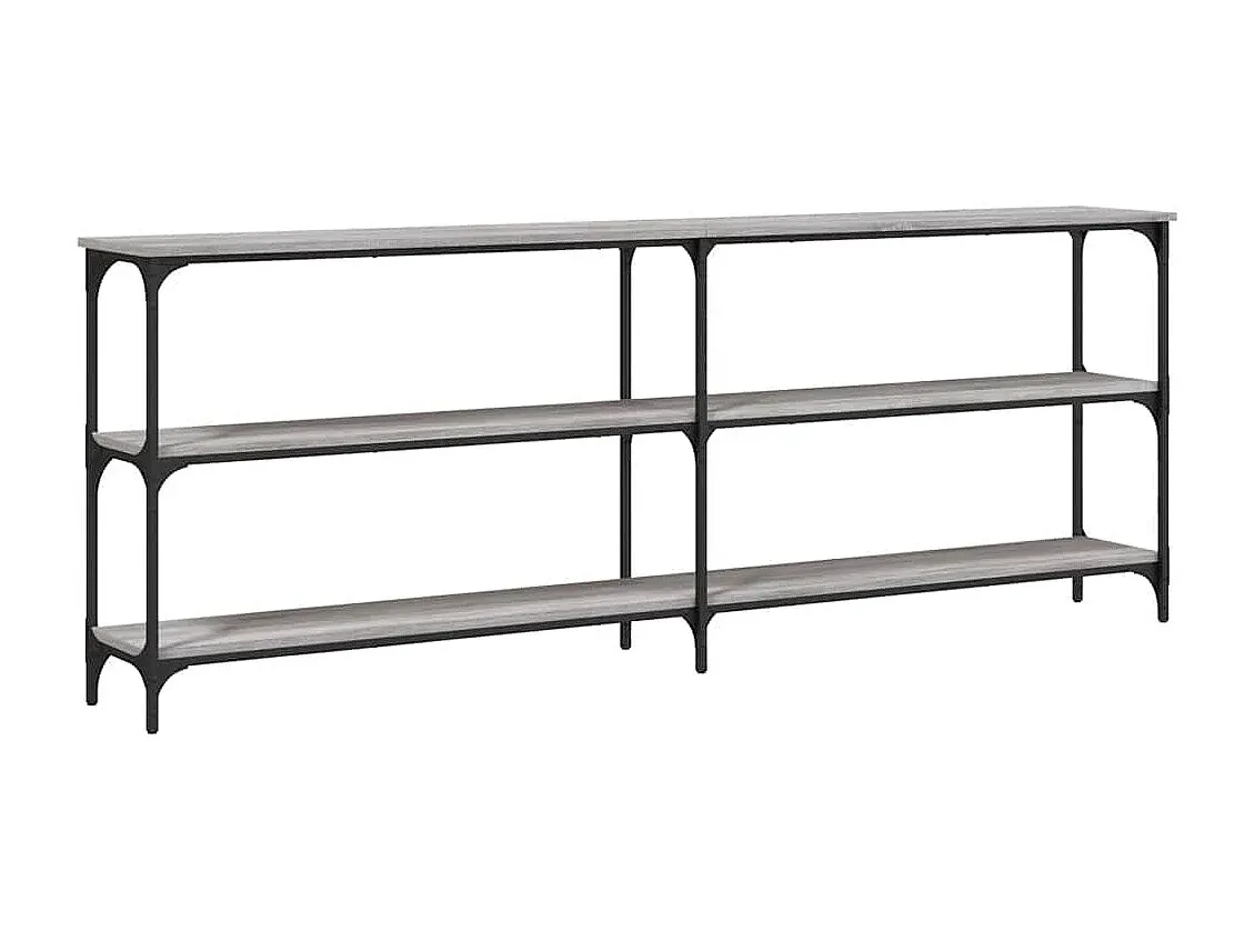 Moderner Schreibtisch in Grau, 200x29x75 cm