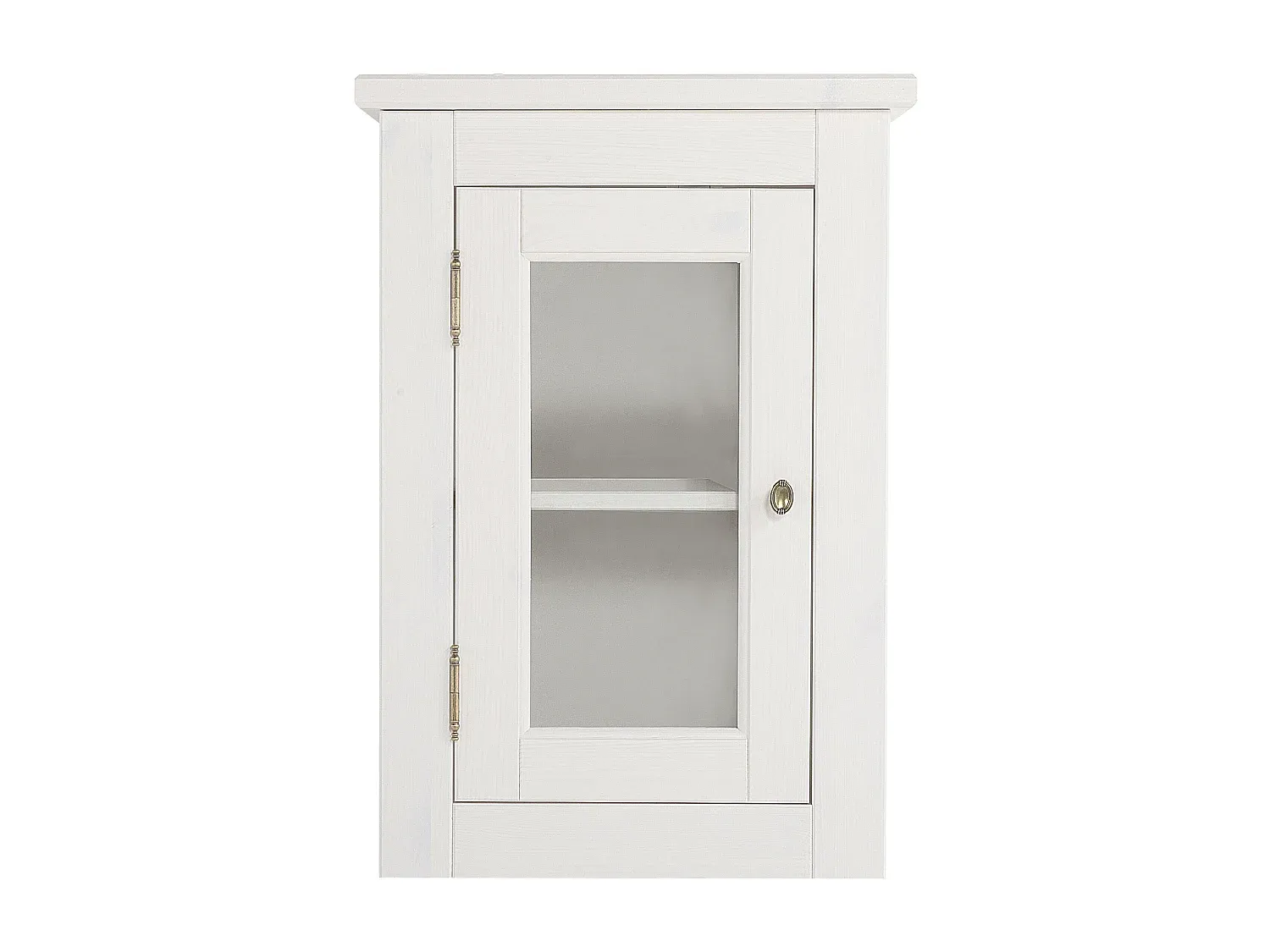 Kompakter Seitenschrank, Weiß, 45x26x70 cm