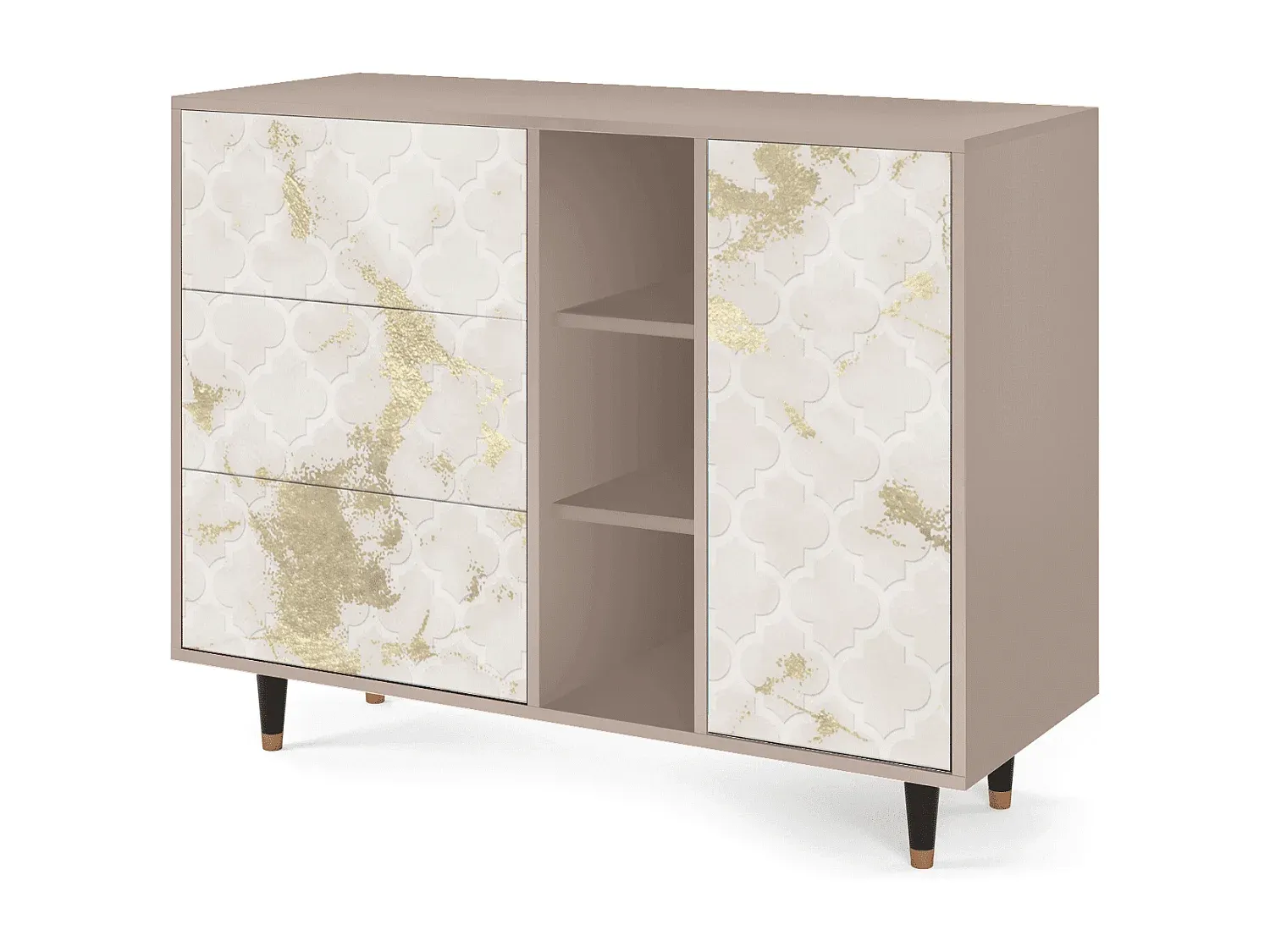 Elegantes Sideboard mit Stauraum - 125x98x48 cm