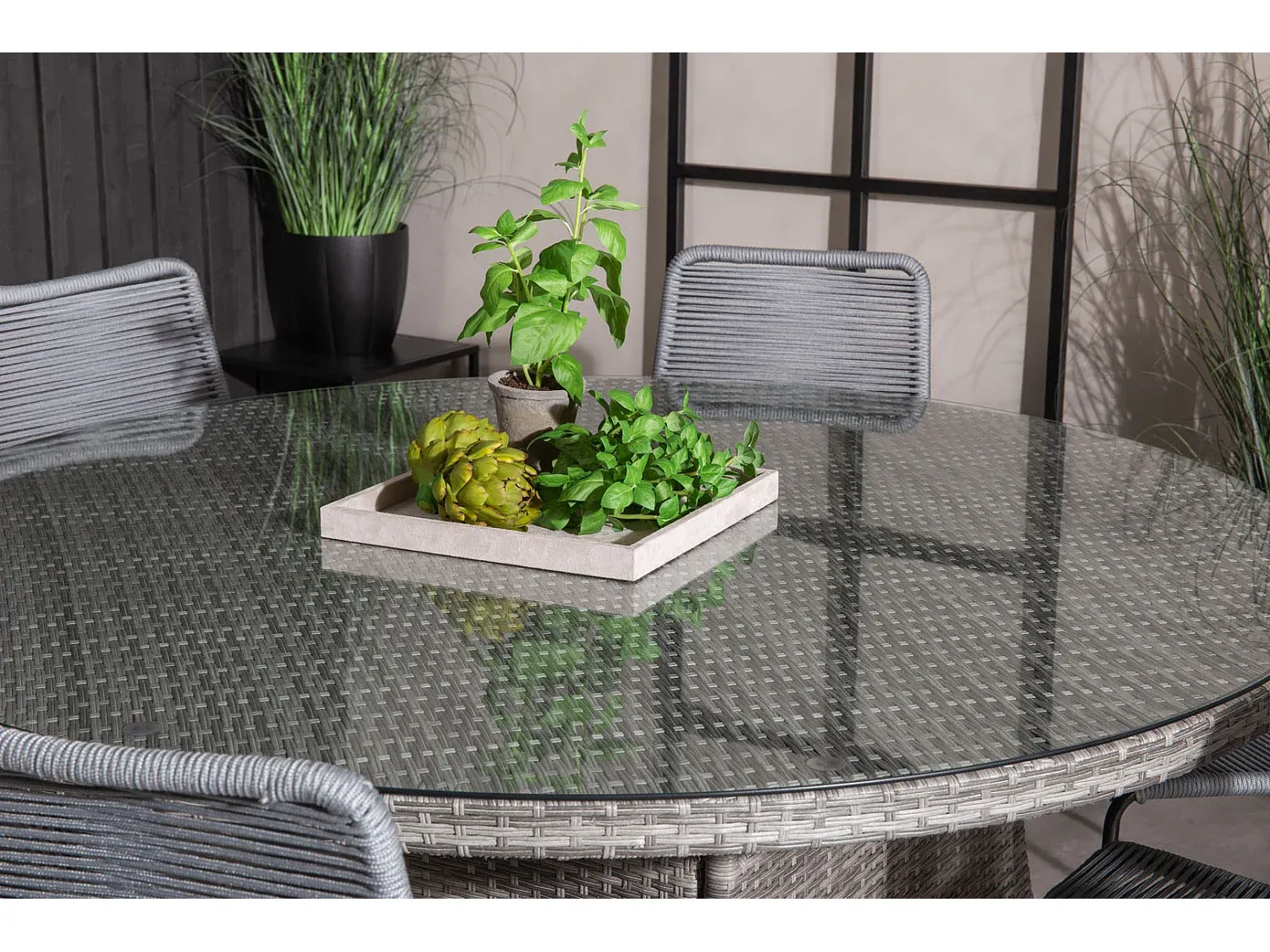 Moderner Esstisch in Grau, 150cm