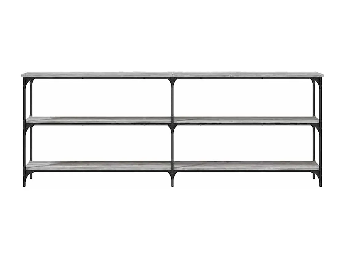 Moderner Schreibtisch in Grau, 200x29x75 cm