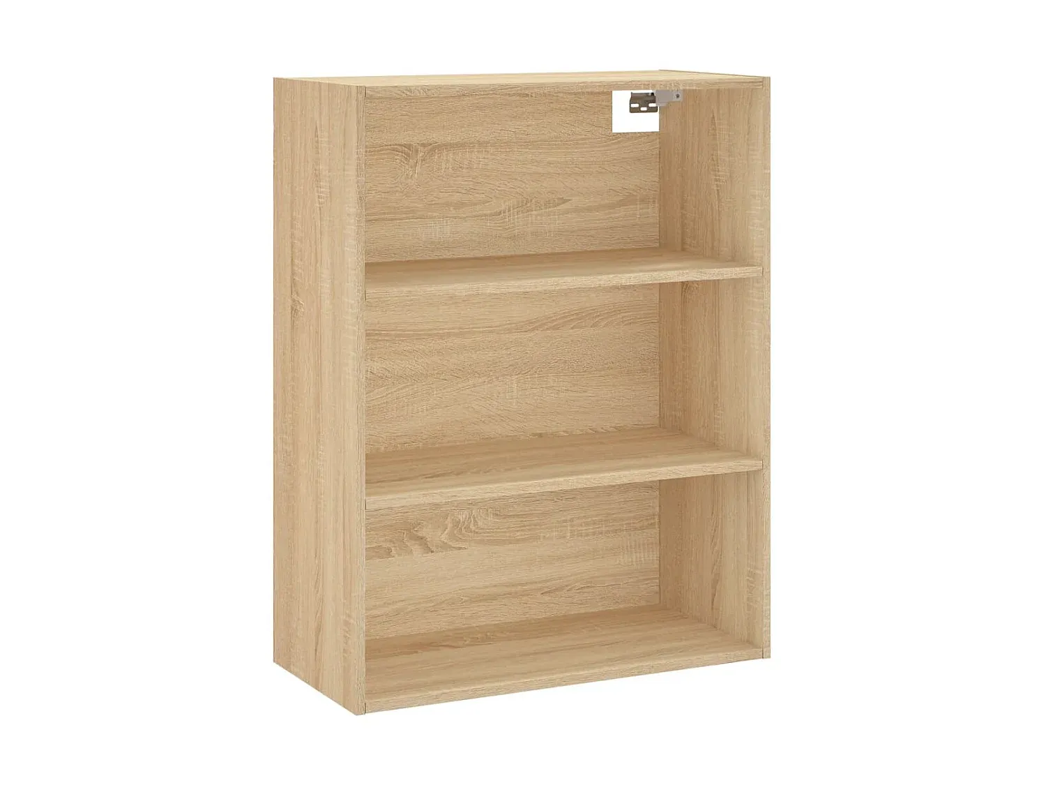 Elegantes Highboard in Sonoma-Eiche, 69,5x34x180 cm