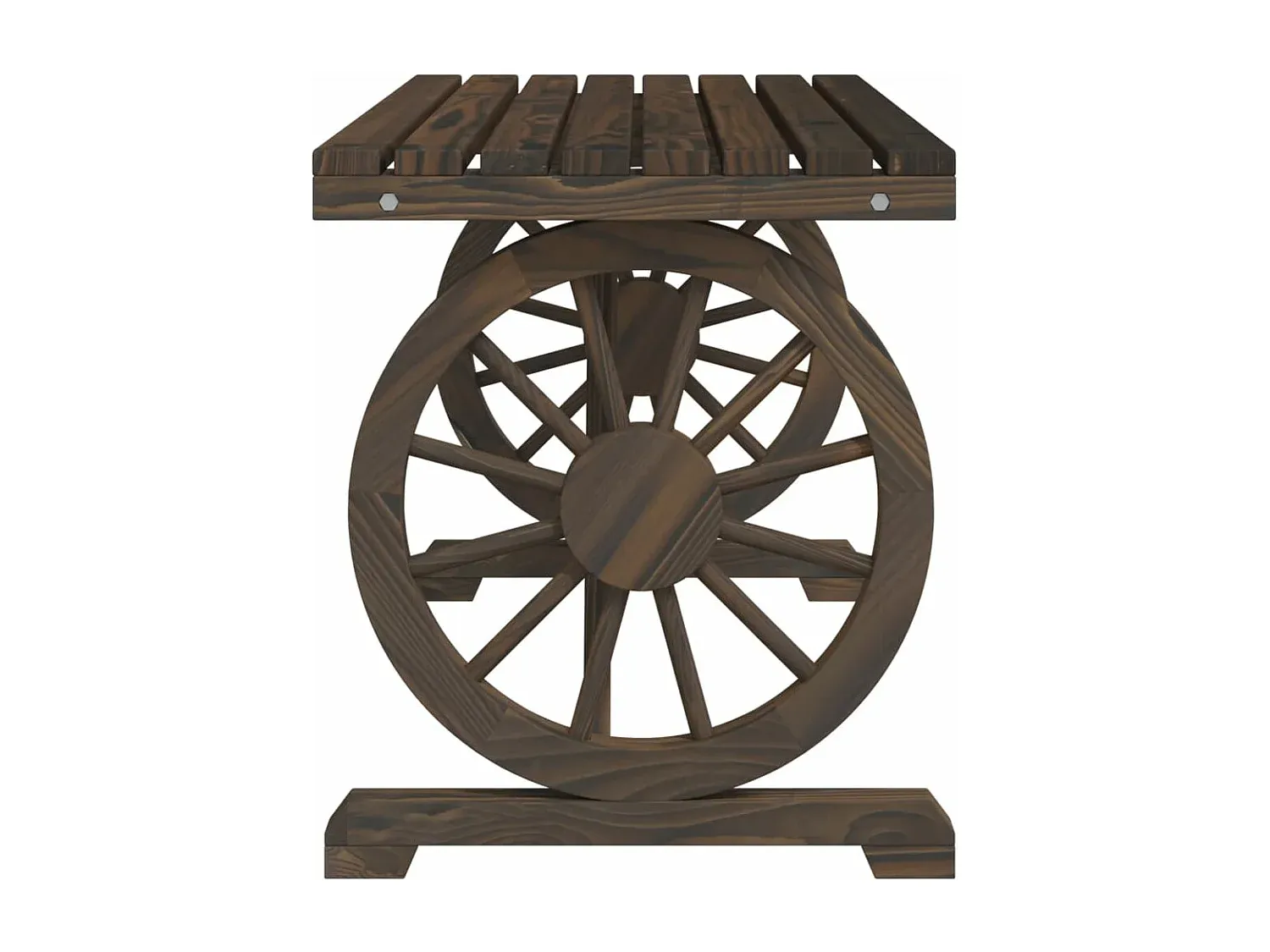 Holz-Gartentisch für Außenbereich 115x55x65 cm