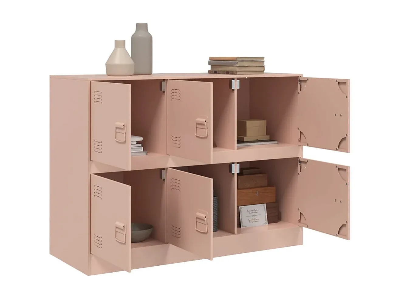 Moderner Stauraum aus Stahl 99x39x73 cm