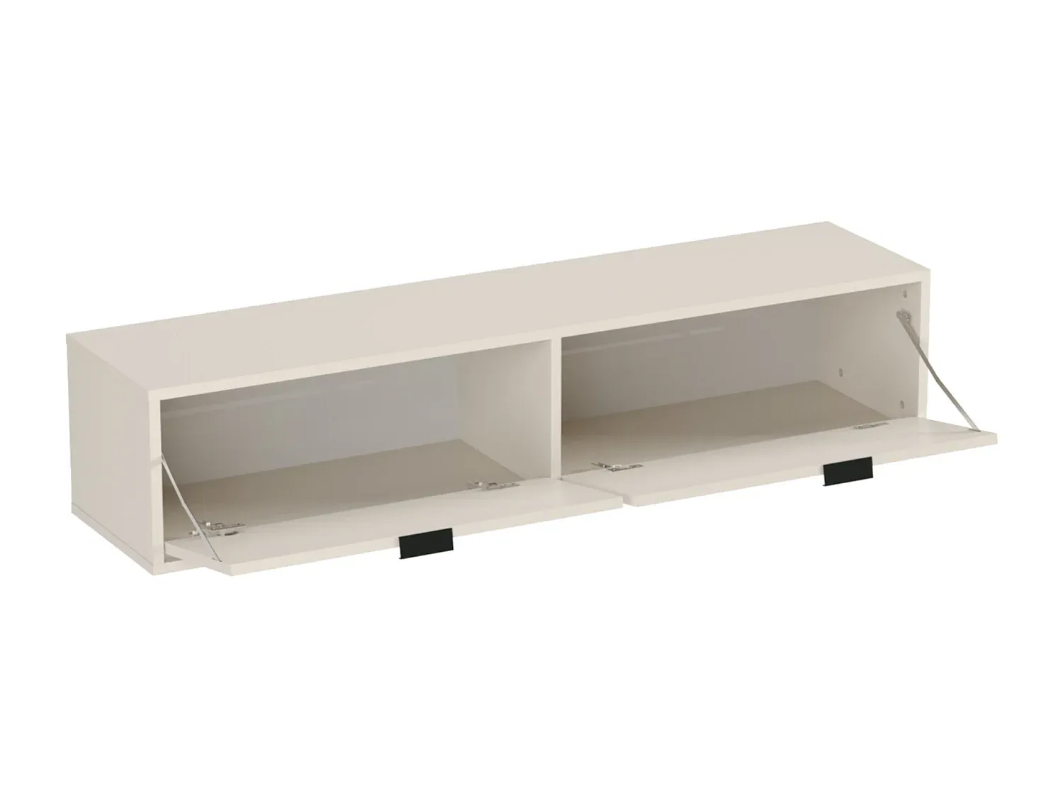 Moderner TV-Schrank mit glatten Fronten, 140x30x33 cm, Kaschmir