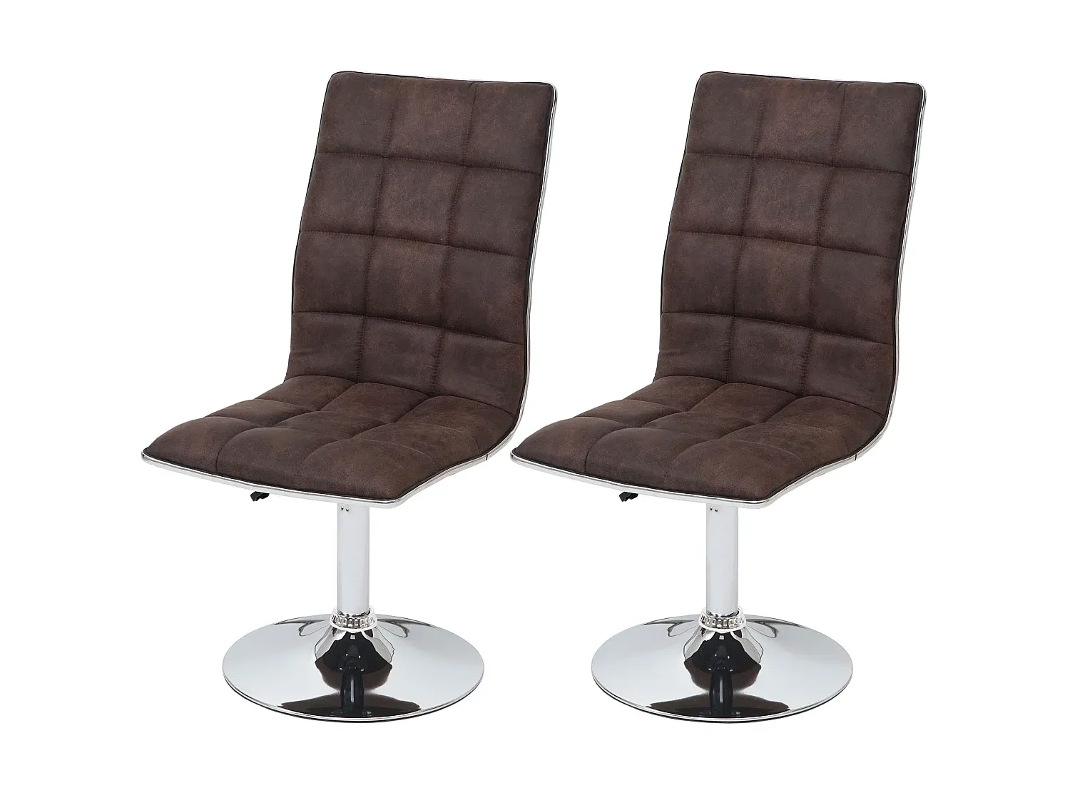 Vintage Esszimmerstuhl im 2er-Set, dunkelbraun