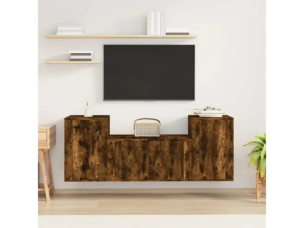 Moderner TV-Schrank aus Räuchereiche