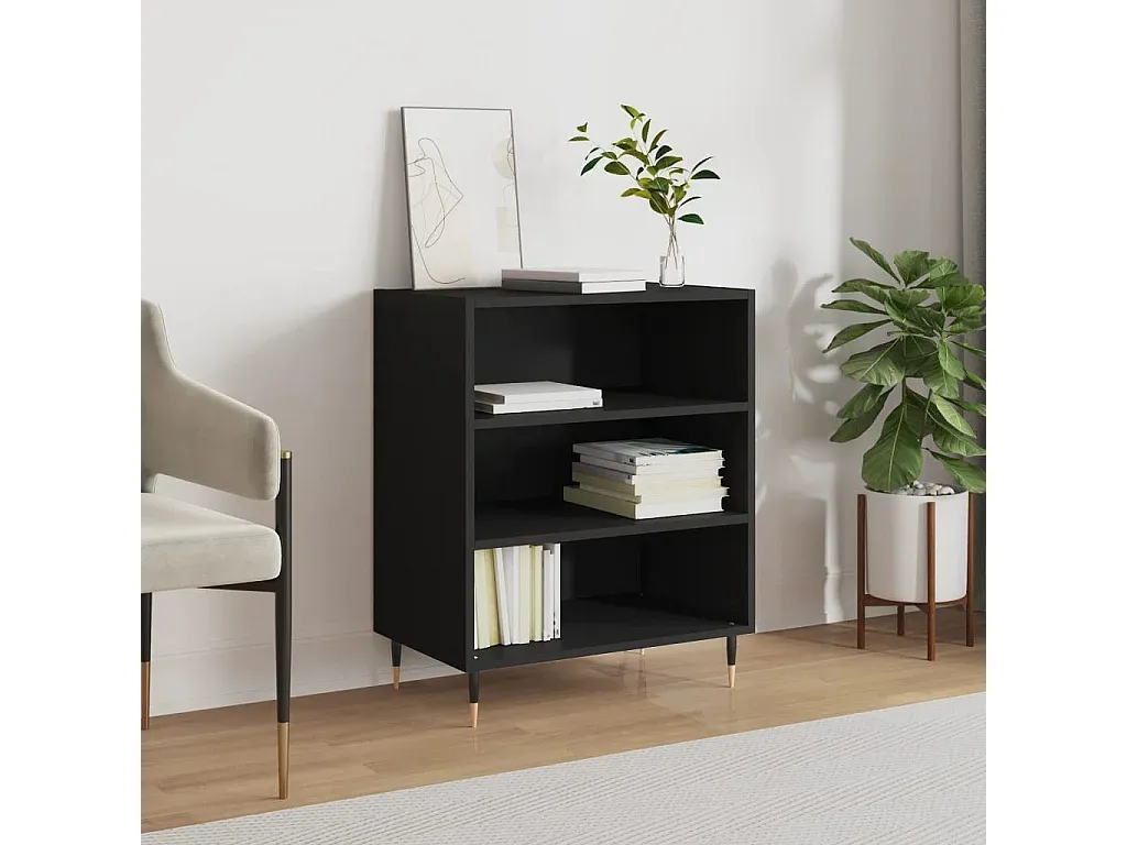 Modernes Sideboard aus Holzwerkstoff in Schwarz