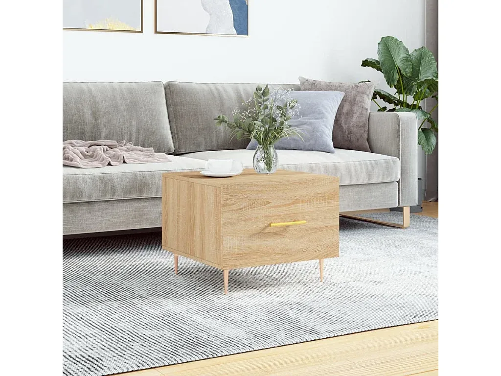 Moderner Beistelltisch aus Holzwerkstoff, 50x50x40 cm