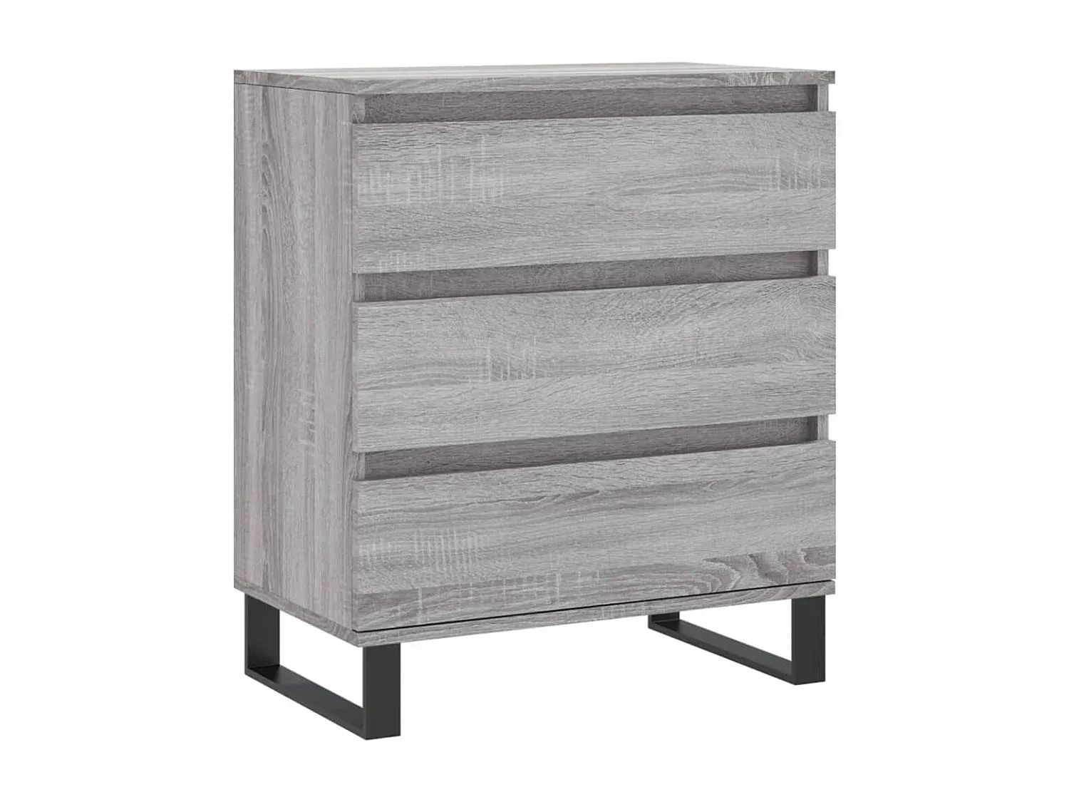 Modernes Sideboard in Grau Sonoma - Kompakte Größe für jeden Raum