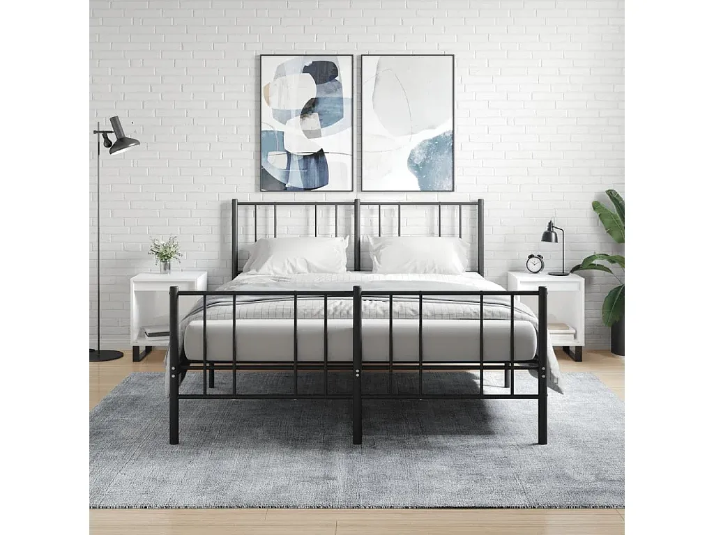 Nachttisch-Set, Hochglanz Weiß, 40x35x50 cm, Holz