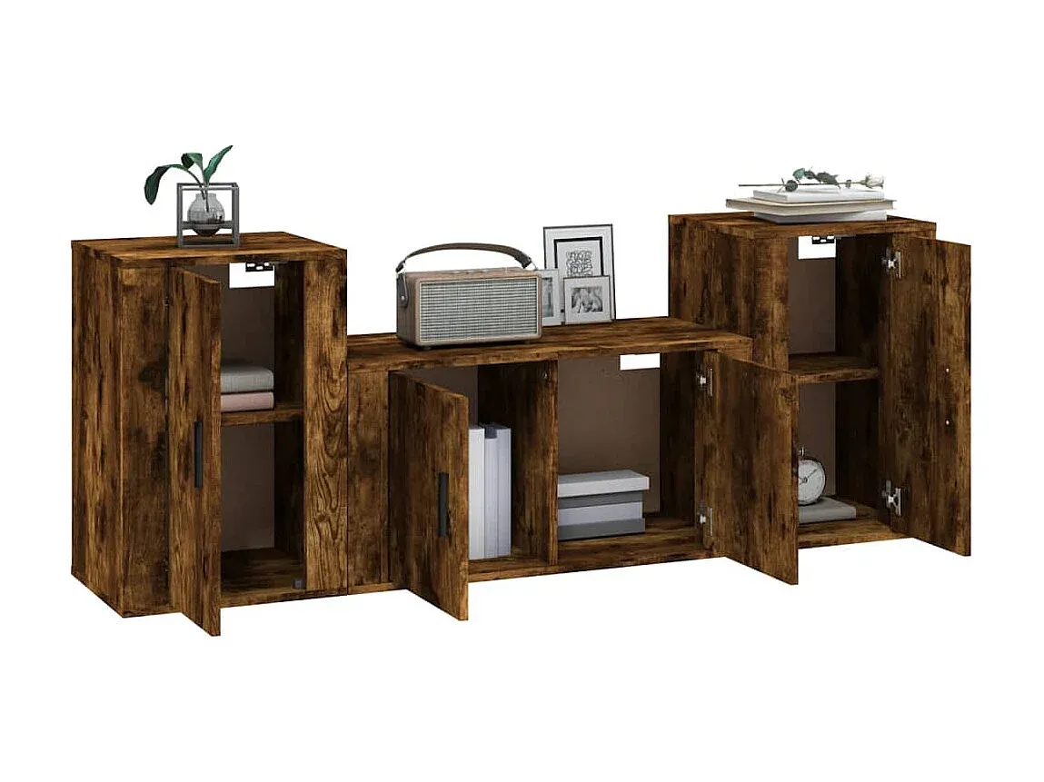 Moderner TV-Schrank aus Räuchereiche