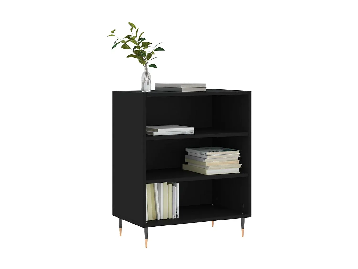 Modernes Sideboard aus Holzwerkstoff in Schwarz