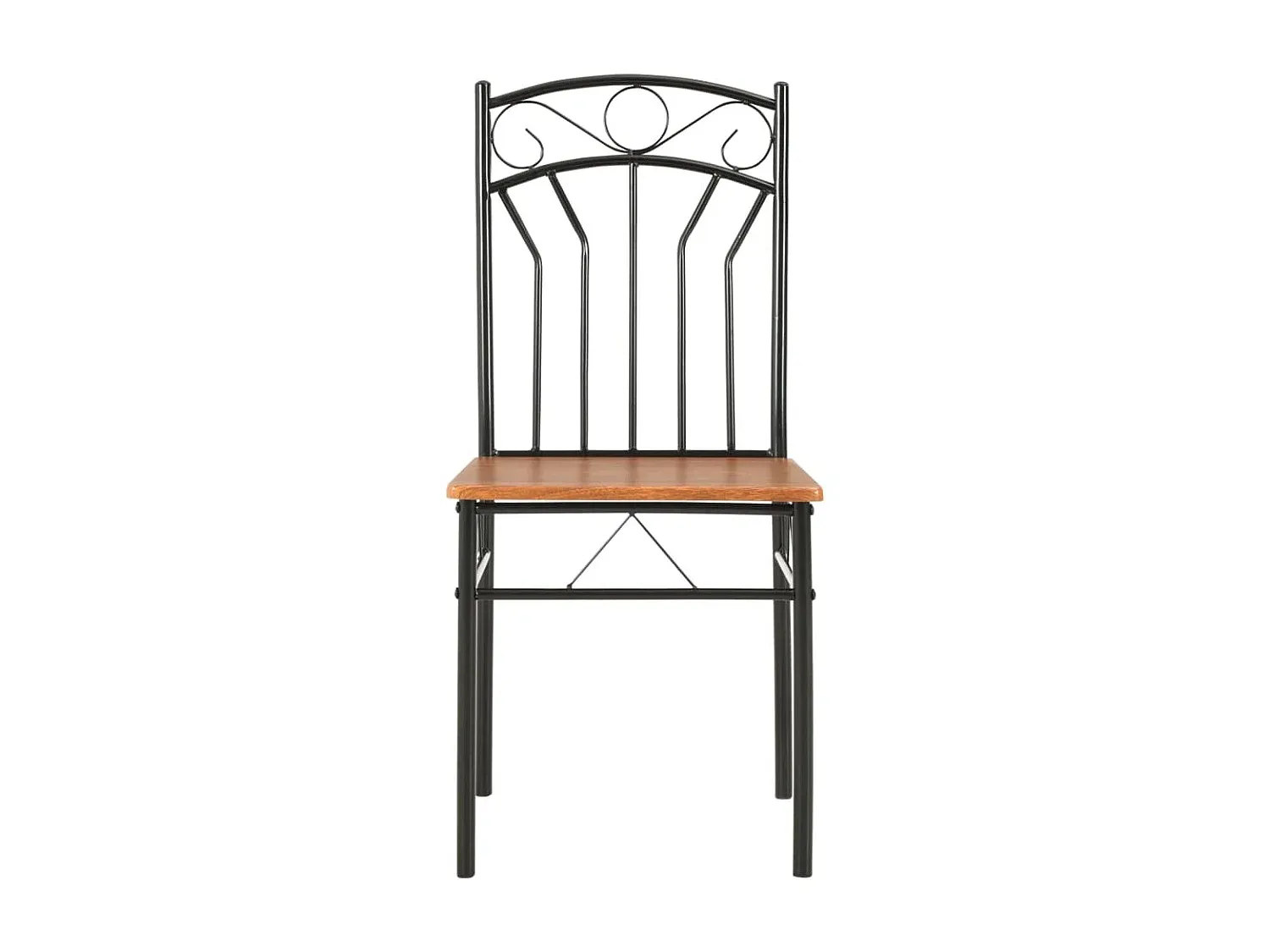 Esszimmerstühle 4er-Set Braun MDF