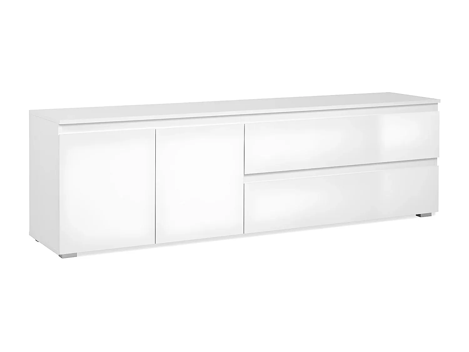 Fernsehschrank mit Türen, Regalboden und Schubladen 180 cm