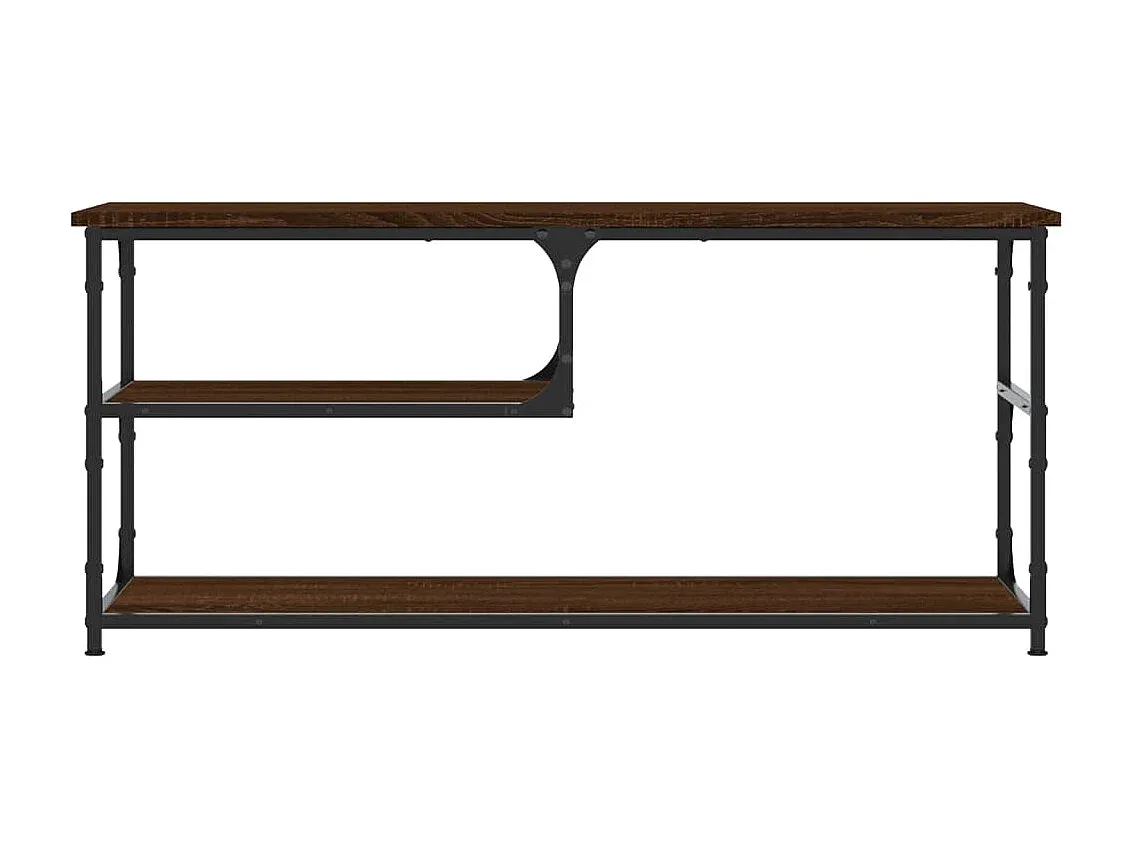 Fernsehtisch in Eichenoptik, Braun, 103x38x46,5 cm