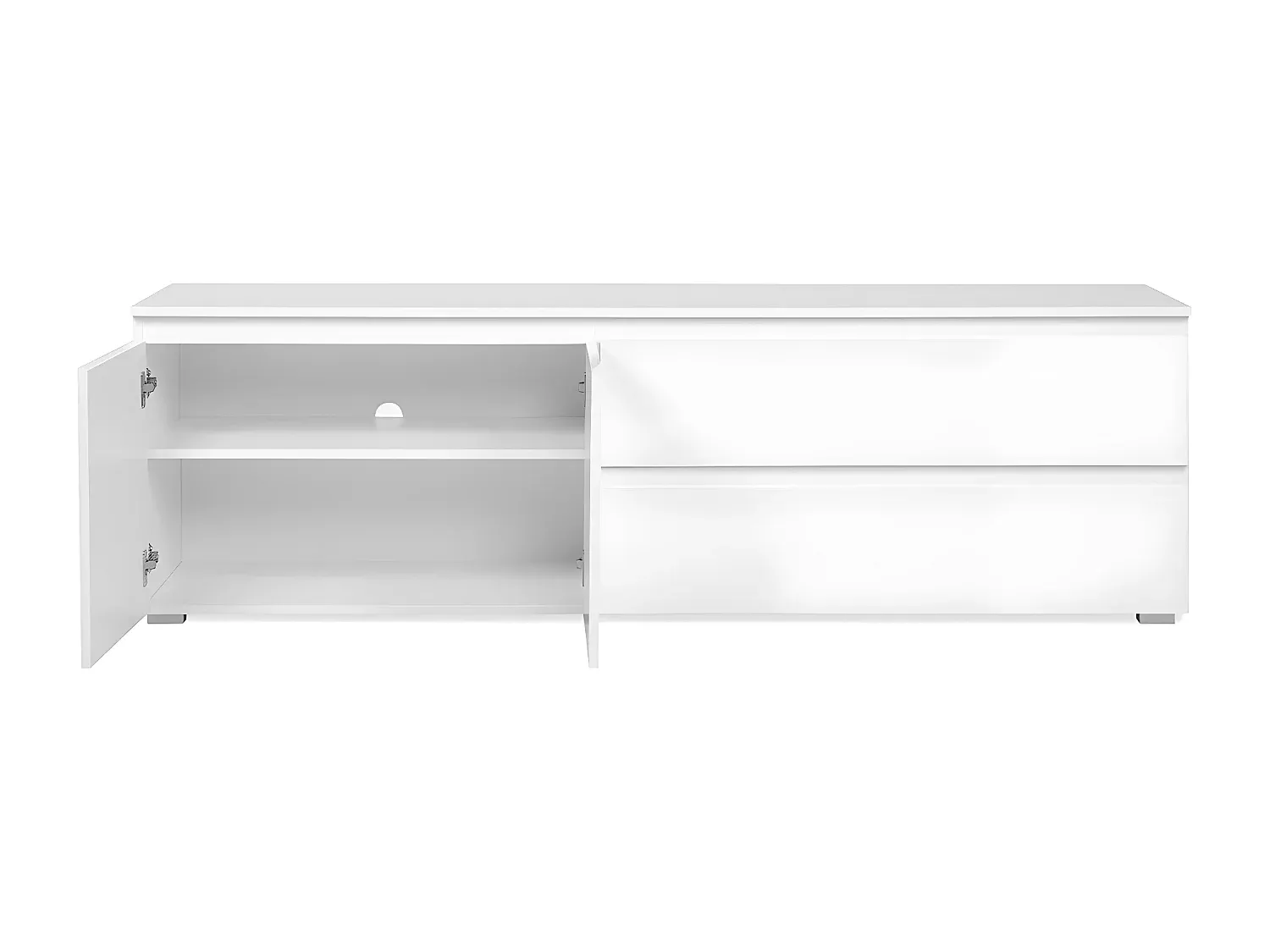 Fernsehschrank mit Türen, Regalboden und Schubladen 180 cm