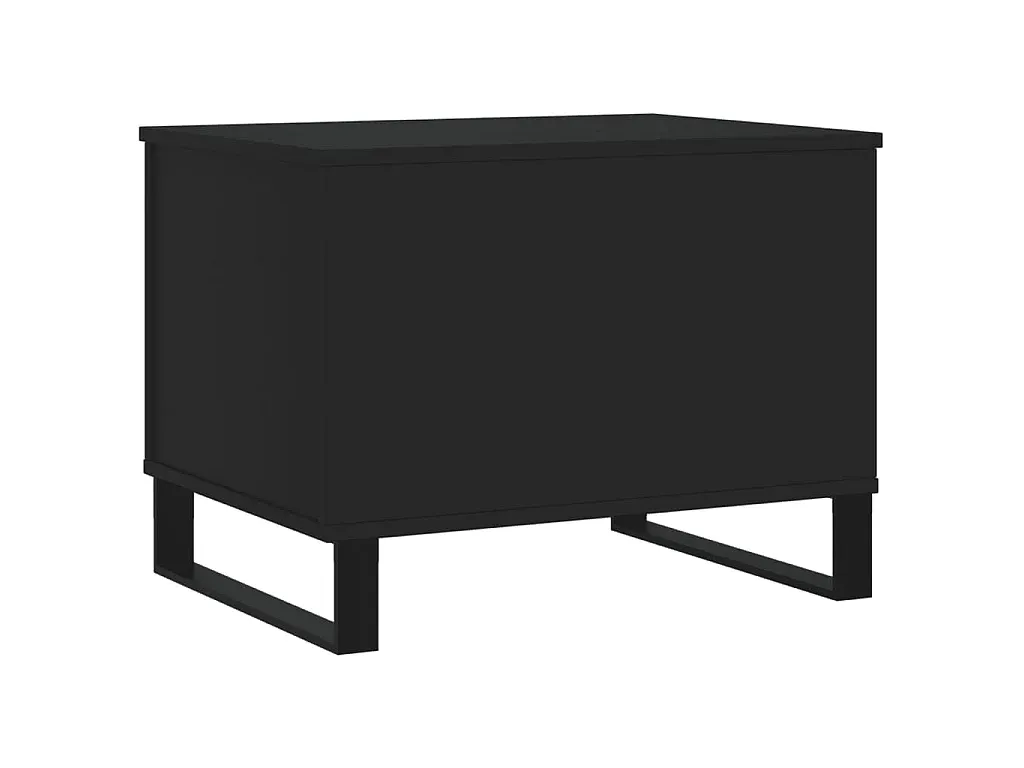 Moderner Schwarzer Couchtisch aus Holzwerkstoff 60x45 cm