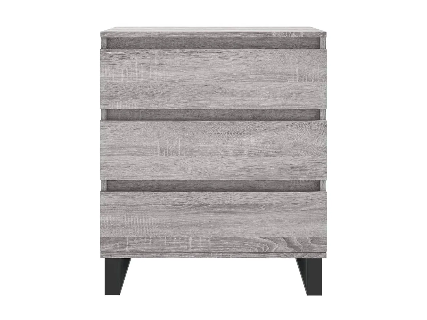 Modernes Sideboard in Grau Sonoma - Kompakte Größe für jeden Raum