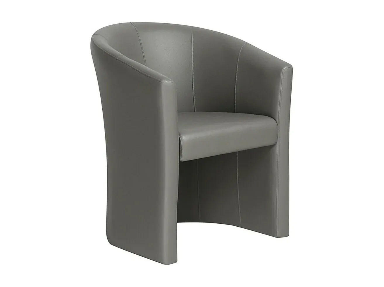 Komfortabler Loungesessel aus Taupe Stoff im Vintage-Stil