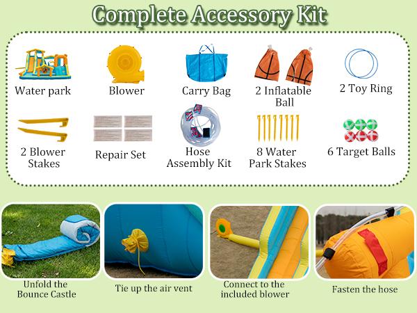 Inflatable water slide detail image 15